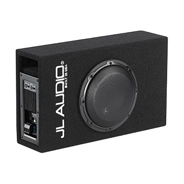 JL Audio ACP108LG-W3V3 8" Loaded Subwoofer Speaker & Enclosure Box & Amplifier